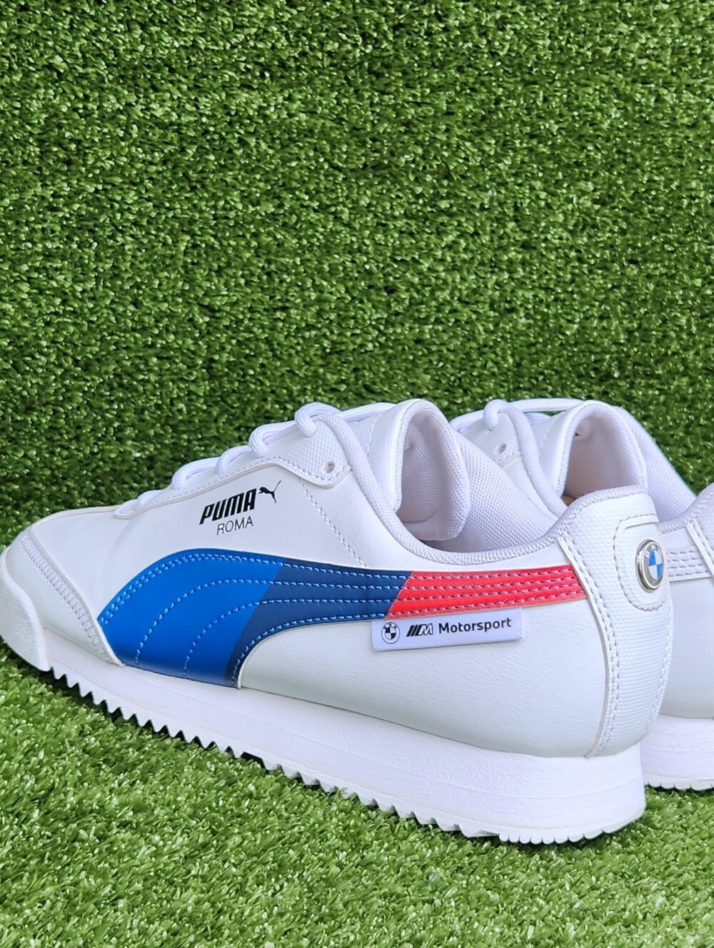 Puma BMW Motorsport Roma Big Boys Size 7 Athletic-Casual Leather Sneakers Shoes - Picture 9 of 16